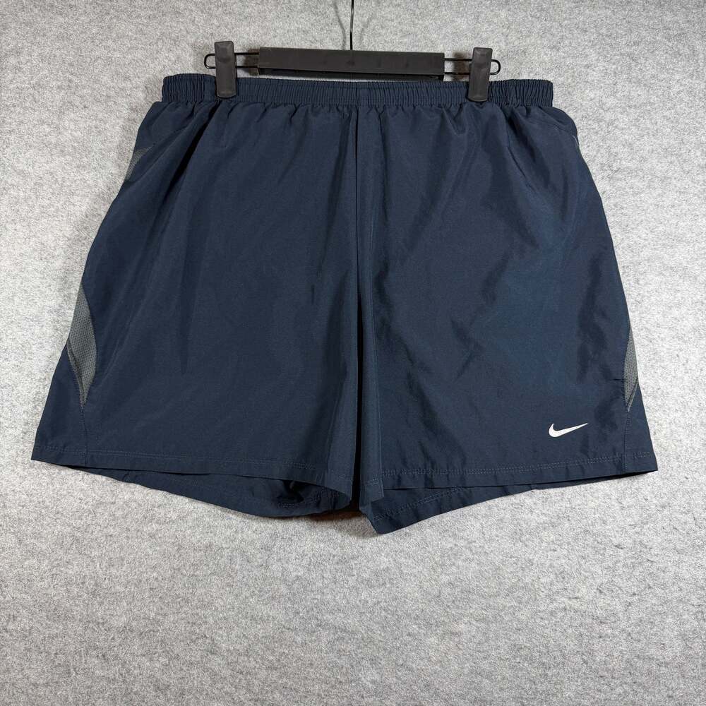 Nike Challenger Shorts Mens M Navy Mesh Panel Lined Breathable Running Training